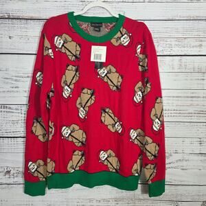 Alex Stevens Sloth Ugly Christas Sweater Men's Size Large